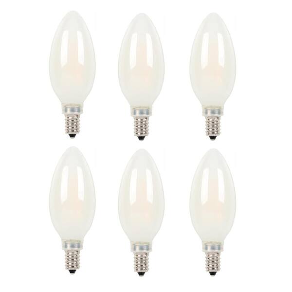 Westinghouse 25-Watt Equivalent Dimmable B11 Filament LED Light Bulb Soft White (6-Pack)