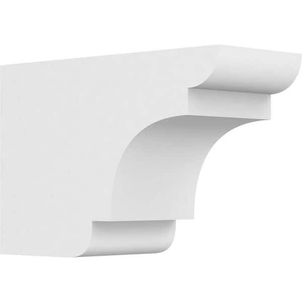 Ekena Millwork 5 in. x 8 in. x 12 in. Standard New Brighton Architectural Grade PVC Rafter Tail Brace