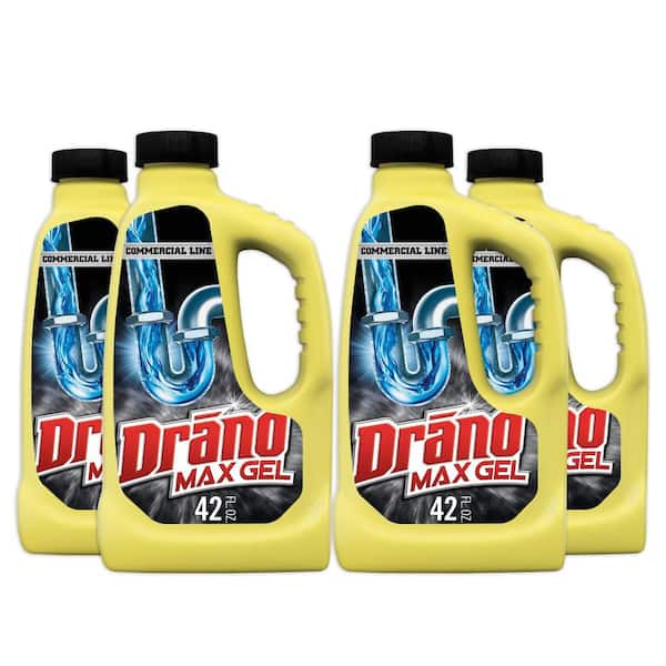 Drano 42 fl. oz. Max Gel Clog Remover (4-Count) (2-Pack)