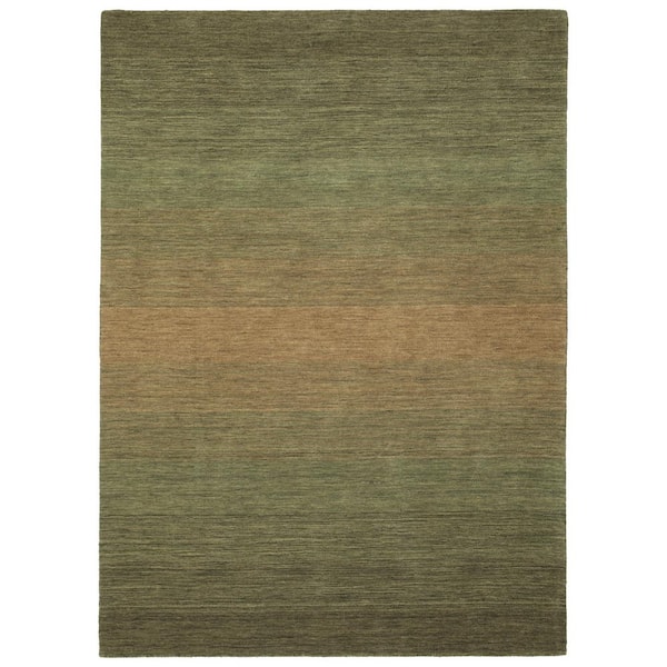 Kaleen Shades Green 8 ft. x 10 ft. Area Rug