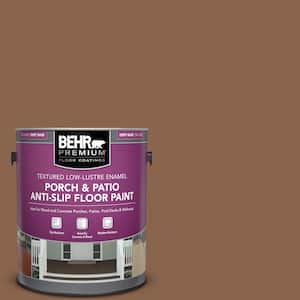 1 gal. #S220-7 Molasses Textured Low-Lustre Enamel Interior/Exterior Porch and Patio Anti-Slip Floor Paint