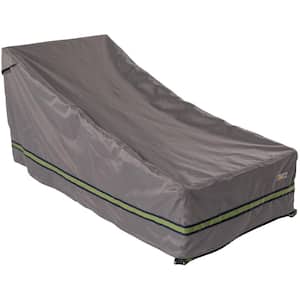 Duck Covers Soteria 74 in. Grey Chaise Lounge Cover