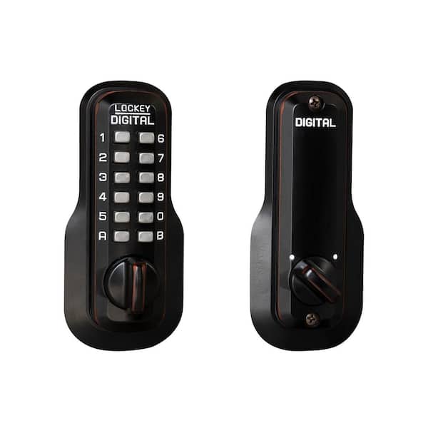 Unbranded Oil Rubbed Bronze Single Cylinder Digital Keypad Deadbolt