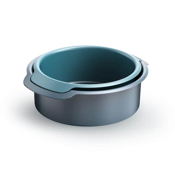 Unbranded Nest 2 Piece Bake Non-Stick Round Cake Pans with Easy Pull Handles, Set of 2