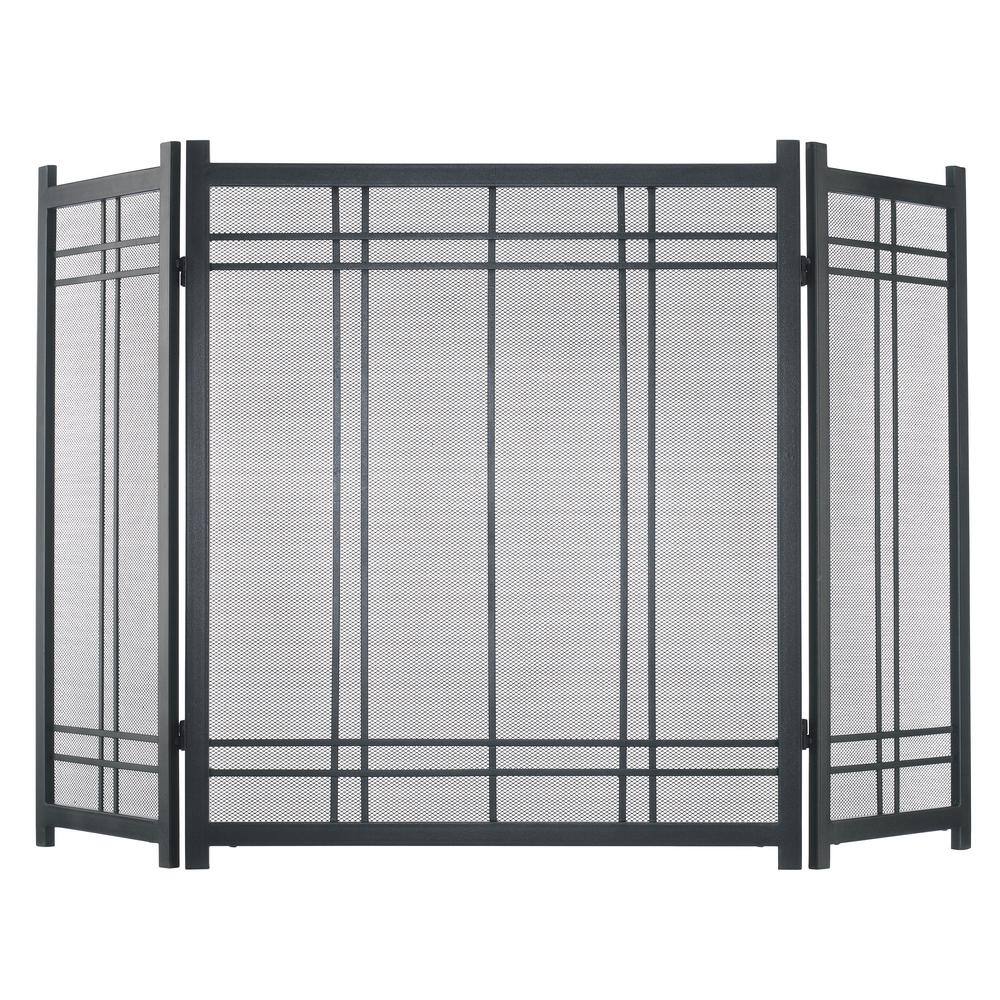 Preston Vintage Iron Steel 3-Panel Fireplace Screen price history on PriceWatchPro