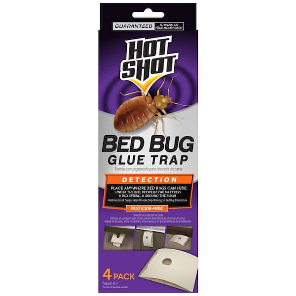 Hot Shot Bed Bug Glue Trap (4-Count)