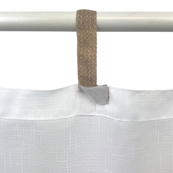 Darien Sheer 52 x 108 Indoor/Outdoor Tab Top Curtain Panel - White