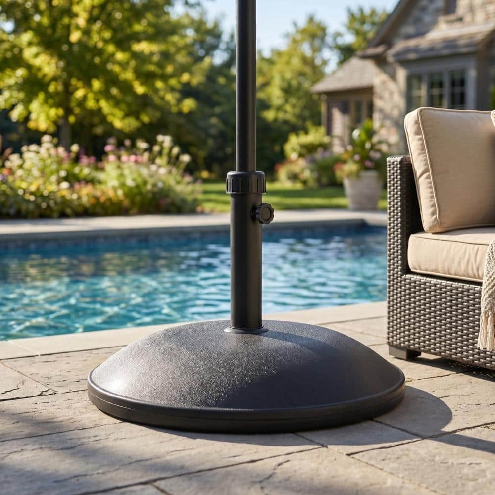 55-pound Black Round Outdoor Umbrella Base price history on PriceWatchPro