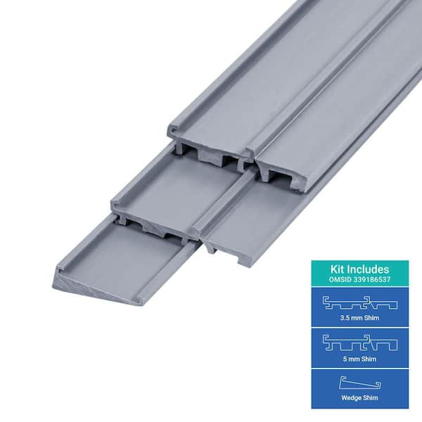 PERFORMANCE ACCESSORIES Grey 0.5 in. T x 1.5 in. W x 78.7 in. L