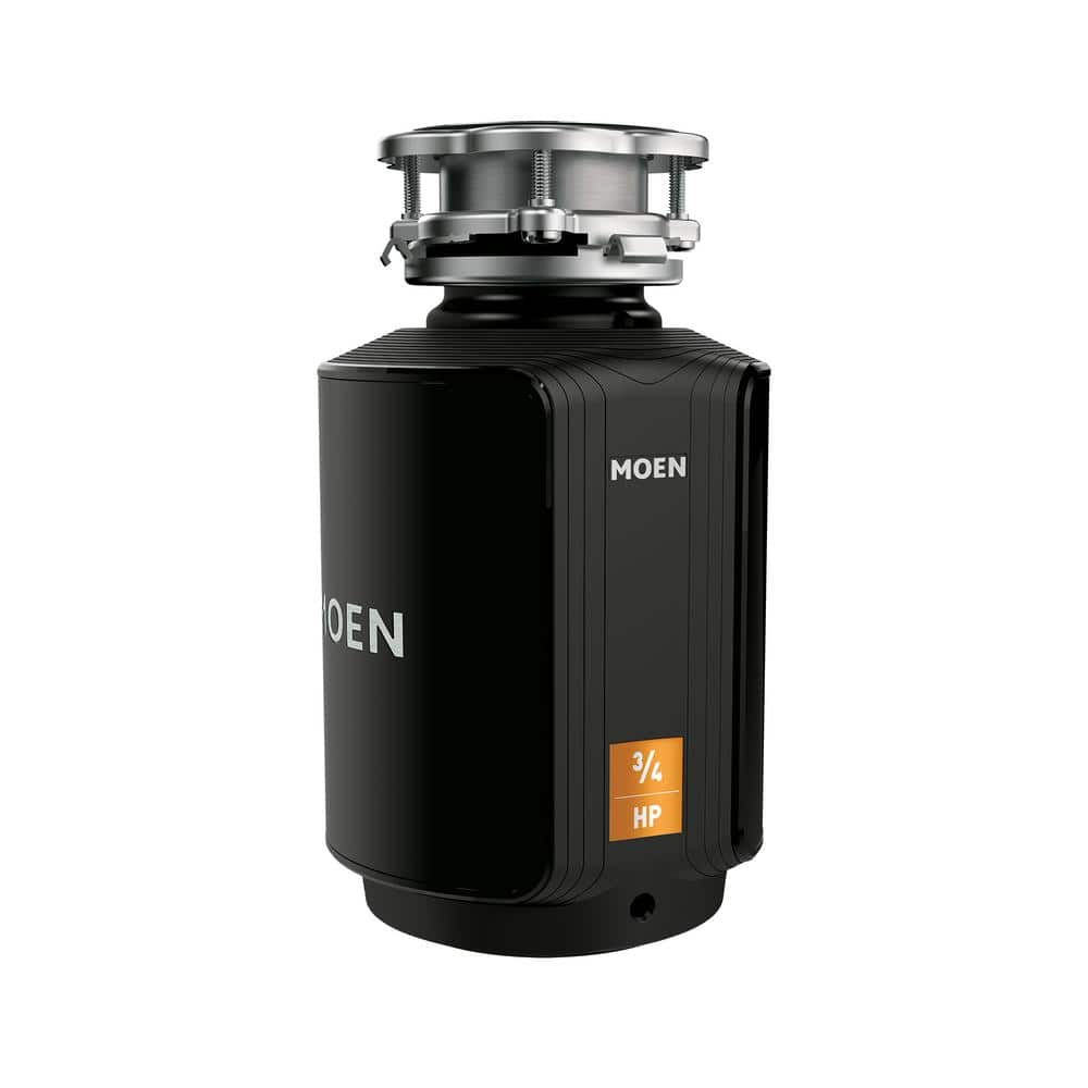 MOEN Host Series 3/4 HP Space Saving Continuous Feed Garbage Disposal with  Sound Reduction and Universal Mount GXS75C The Home Depot