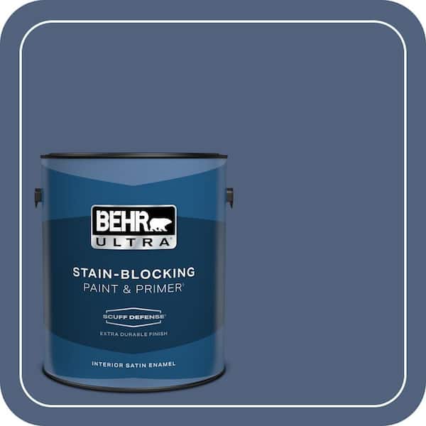 BEHR ULTRA 1 gal. #590F-6 Mesmerize Extra Durable Satin Enamel Interior Paint & Primer
