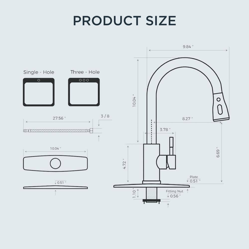 Oil Rubbed Bronze Pull Down Kitchen Faucet with Spray