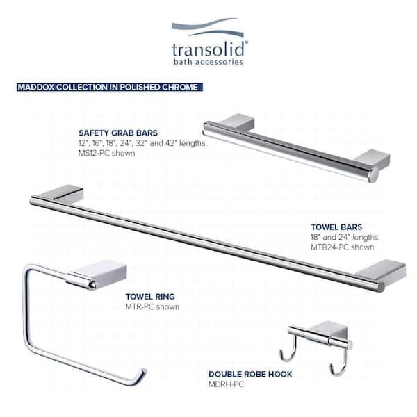 Ponte Giulio USA Double Hook Glossy White Towel Hook Ponte Giulio USA Double Hook Glossy White Towel Hook
