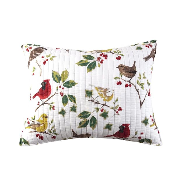 LEVTEX HOME Thatch Home Joybirds Multicolor Cotton Standard Sham