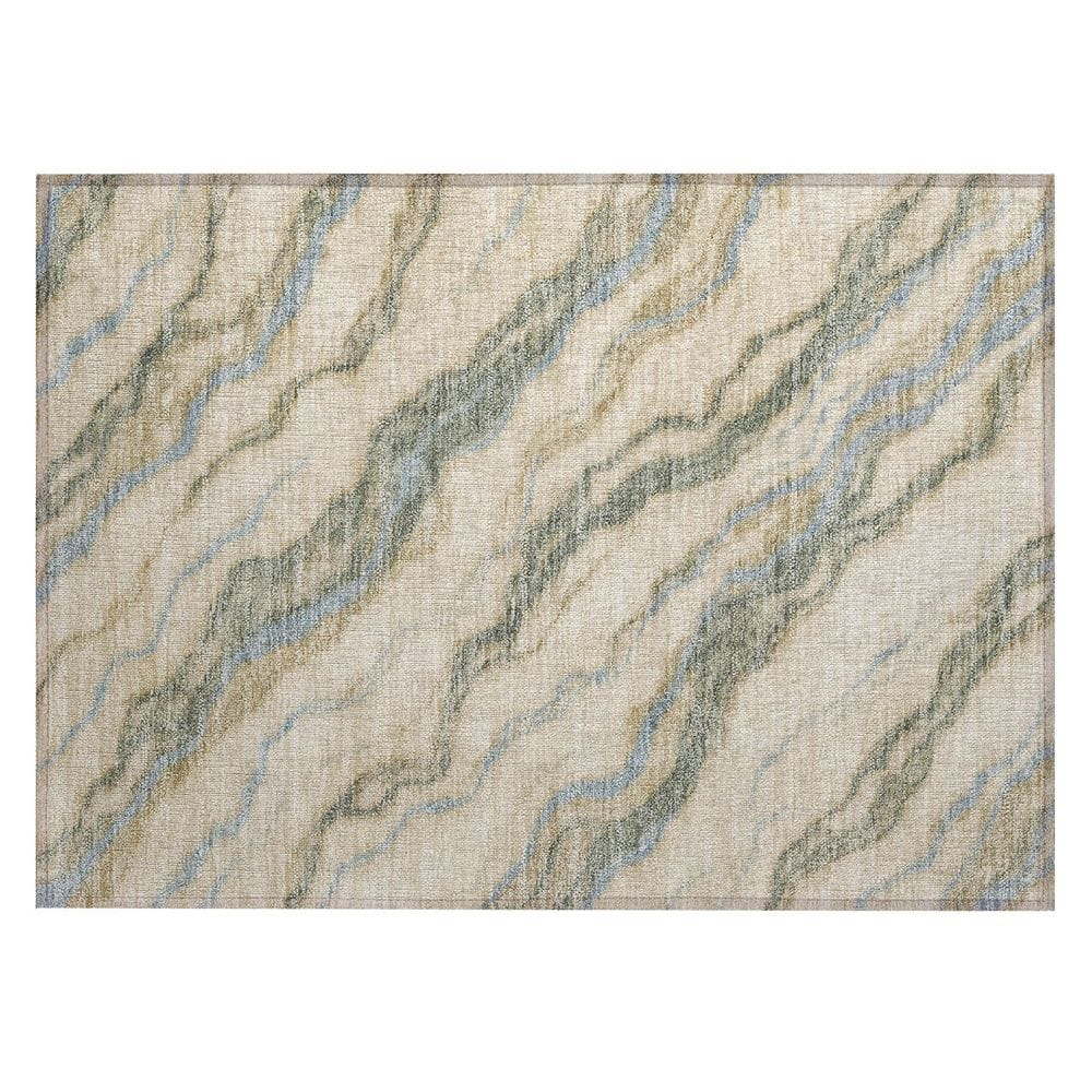 Chantille Machine Washable Indoor/Outdoor Abstract ACN2953 Cream 3 ft. x 4 ft. Area Rug price history on PriceWatchPro