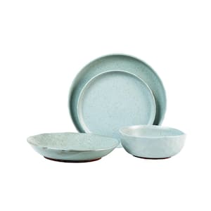 Kaya 16-Piece Casual Blue Stone Dinnerware Set (Service for 4)