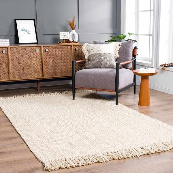 Senneterre Cream 3 ft. x 8 ft. Area Rug