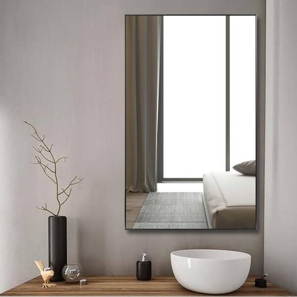 Buy 51 in. x 31 in. Large Modern Rectangle Metal Framed Bathroom Vanity Mirror Online at Lowest
