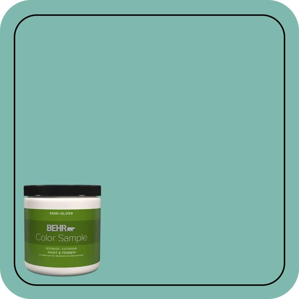 8 oz. #490D-5 Winter Surf Semi-Gloss Interior/Exterior Paint & Primer Color Sample price history on PriceWatchPro