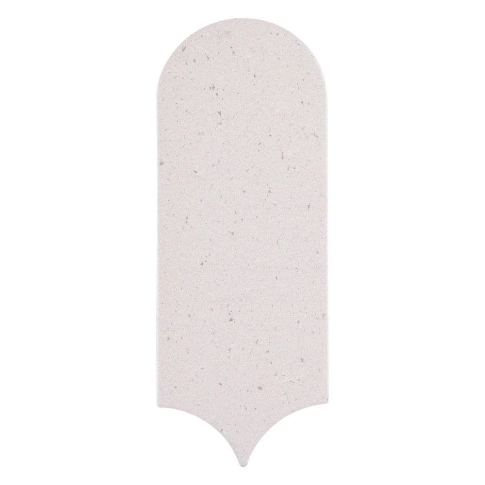 Picole Sadu Pink 3 in. x 9 in. Popsicle Terazzo Look Satin Ceramic Wall Til