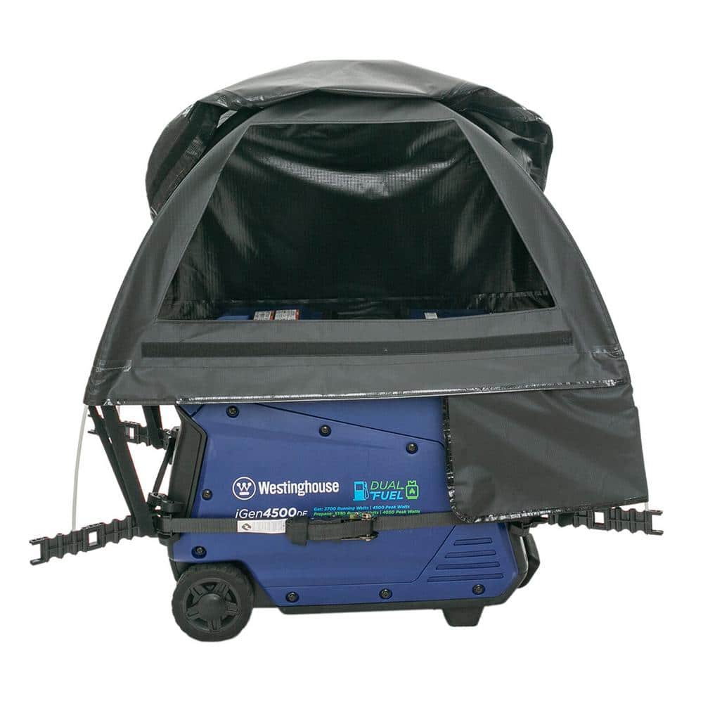 Extreme Black Waterproof Generator Cover for Encased Inverter Generators