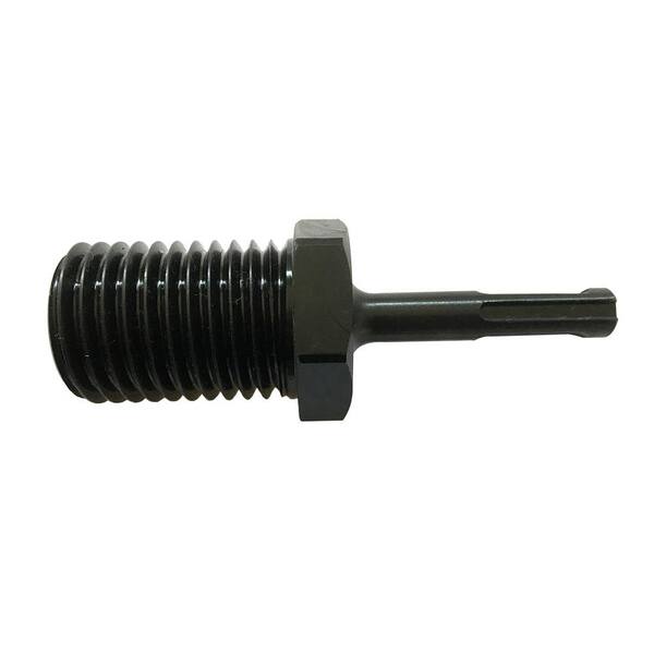 5/8" To 1/4" Hex Shank Drill Adapter - Heavy Duty Steel Thread Converter For Drills & Drill Press (2-Pack)