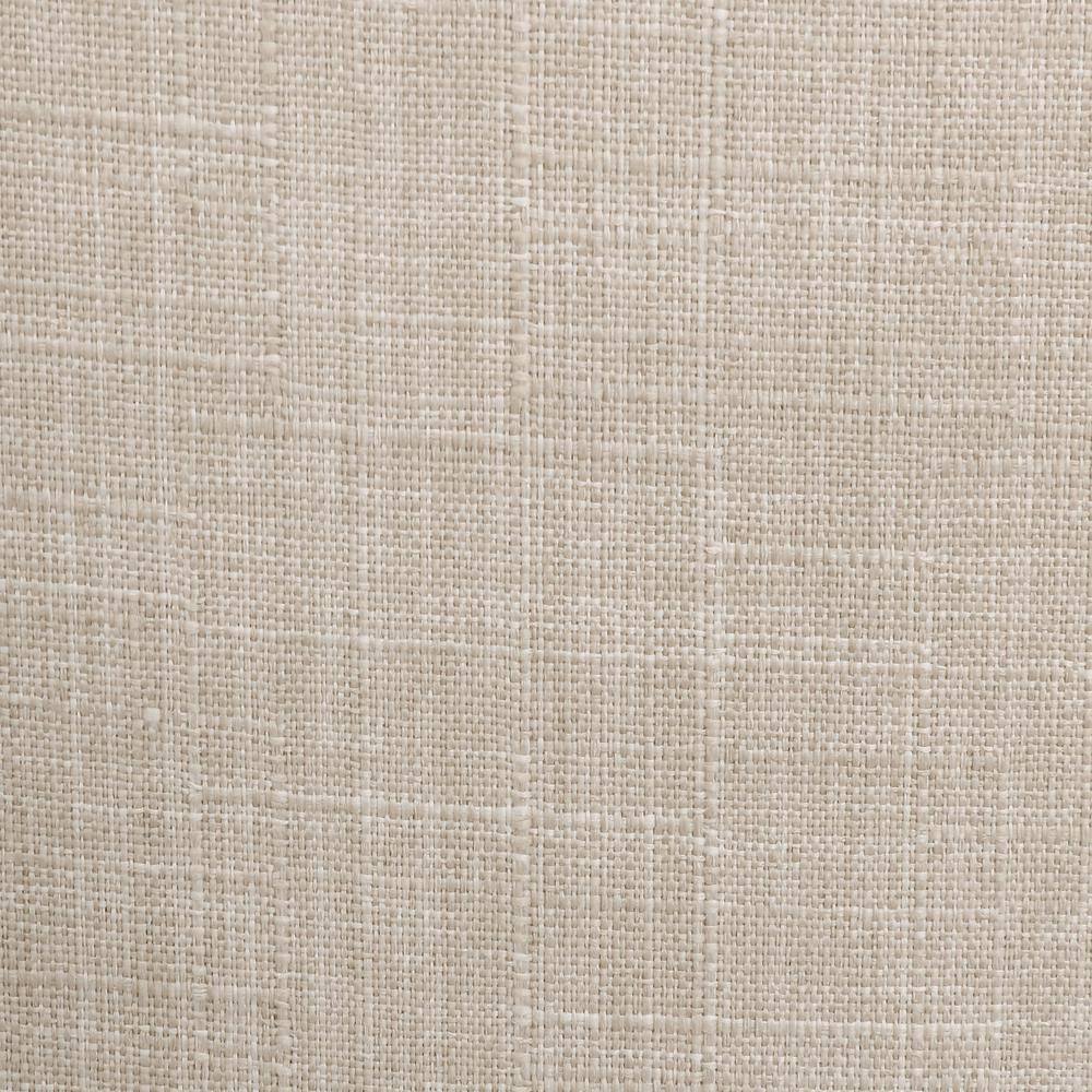Beige Upholstered Counter Stools with Nailhead Trim, Set of 2