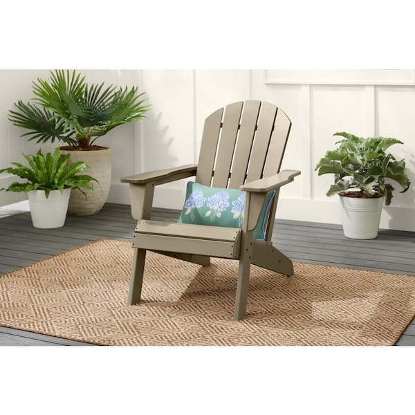 Seaside Bluff HDPE All-Weather Traditional Adirondack Chair Brown