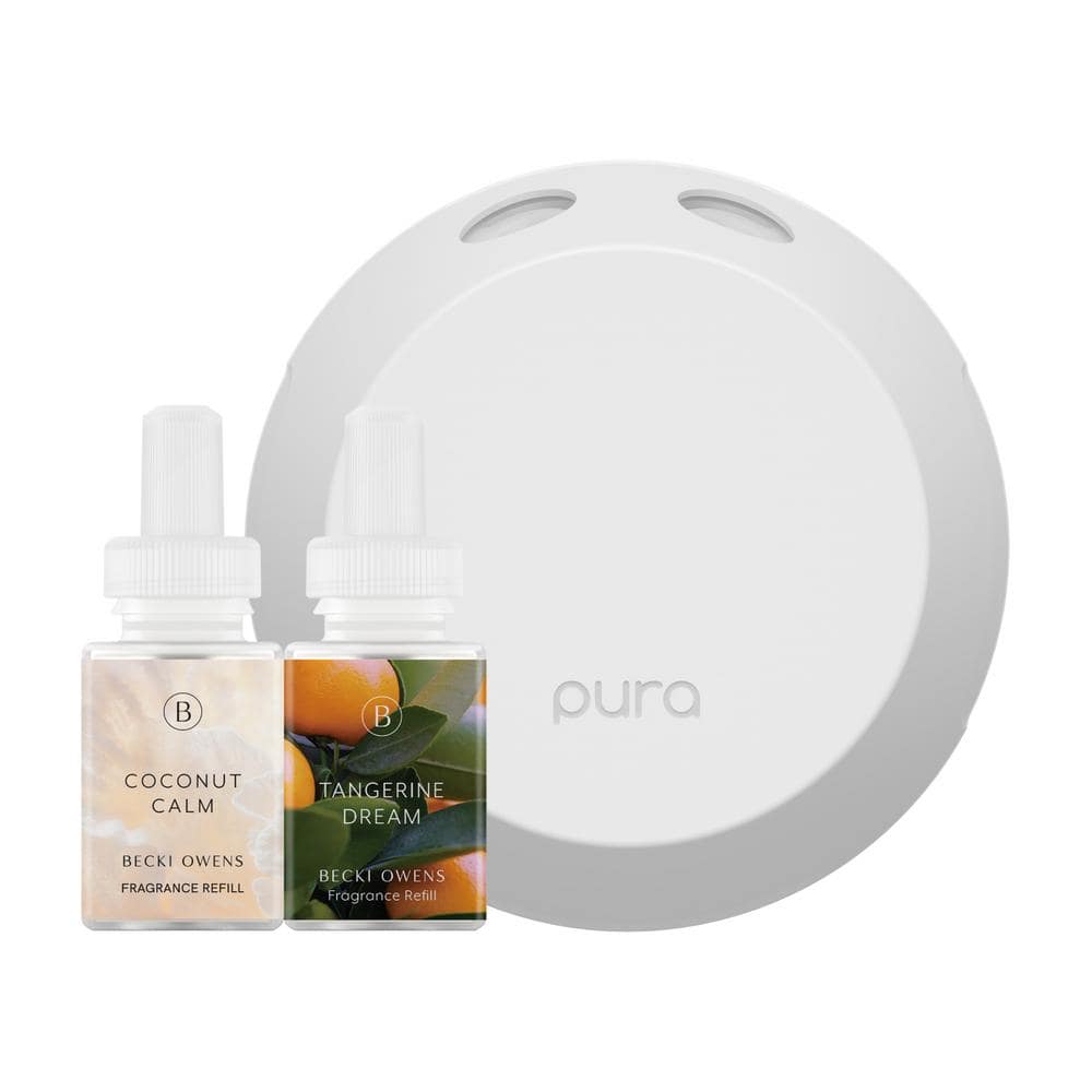 Pura Diffuser Smart Device+ popular 2 Volcano Scent Refills -Brand New Set-