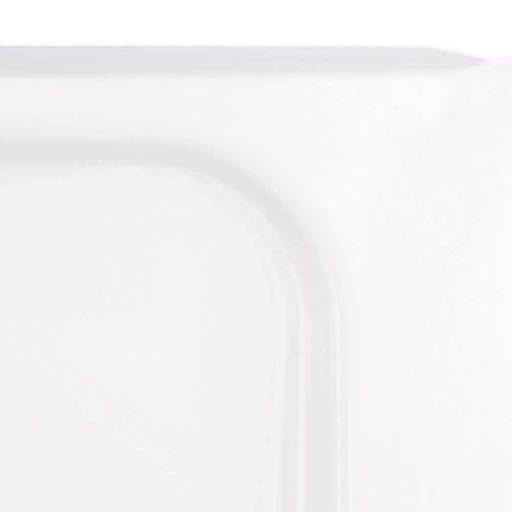 60'' White Rectangular Single Threshold Shower Base