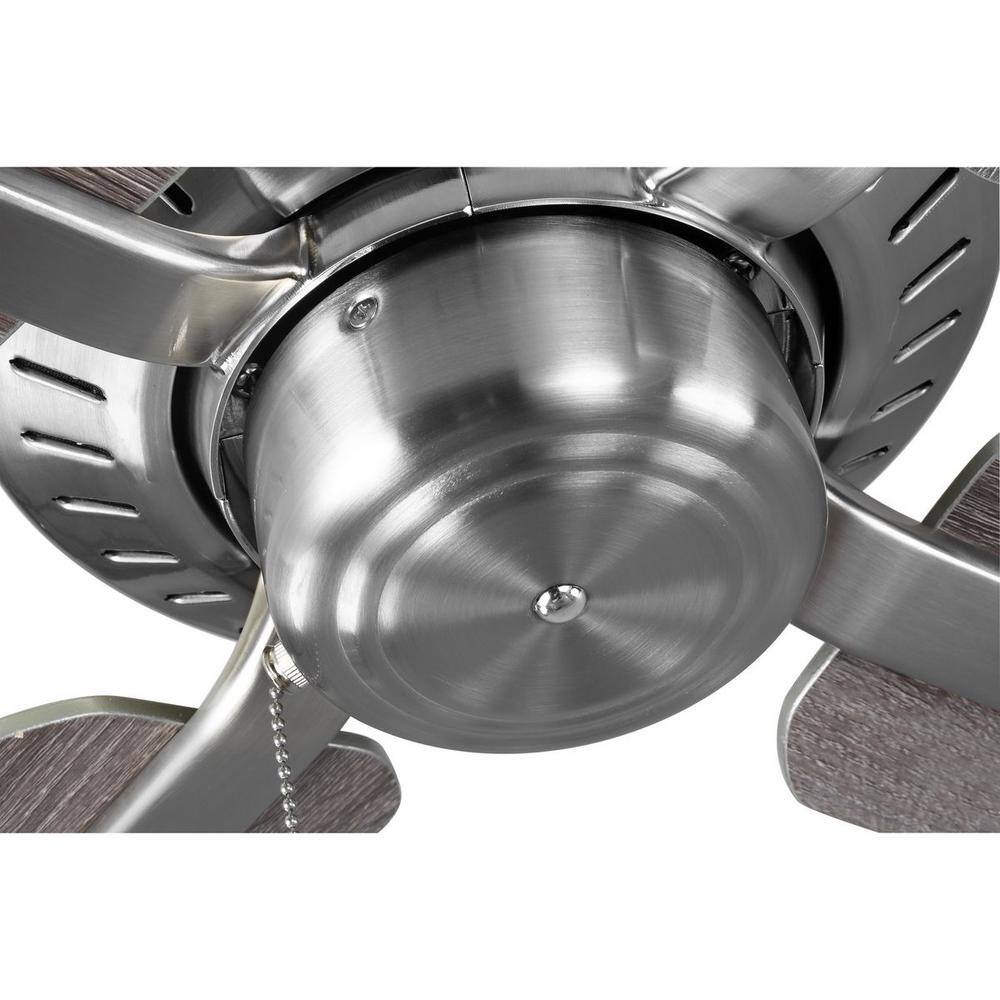 Brushed Nickel 32" 4-Blade Indoor Ceiling Fan with Reversible Blades