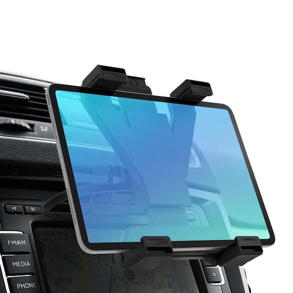 Universal Adjustable CD Slot Tablet Holder for 7-11 iPad Pro Air Mini Galaxy Tab Car Navigation Entertainment