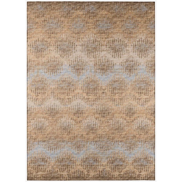 Addison Rugs Evolve Sandstone 10 ft. x 14 ft. Chevron Area Rug
