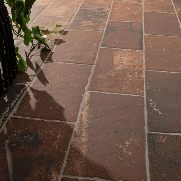 mateil レッドブラウン 1脚 MSI Capella Red Brick 5 in. x 10 in. Matte Porcelain Floor and