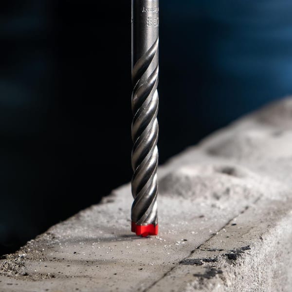 5/8"x8"x13" SDS-Max 4-Cutter Full Carbide Head Hammer Bit - View #11