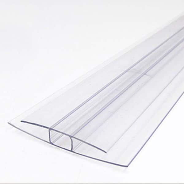 Polycarbonate, Tube, Clear, Extruded - Box of 16 Lengths, (0.5 in x 0.25 in  x 8 ft)