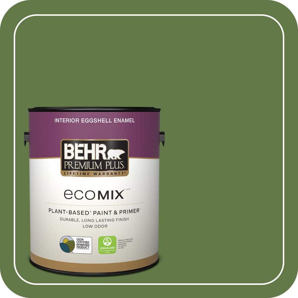 1 gal. #M370-7 Mown Grass Eggshell Enamel EcoMix Plant-Based Interior Paint & Primer price history on PriceWatchPro
