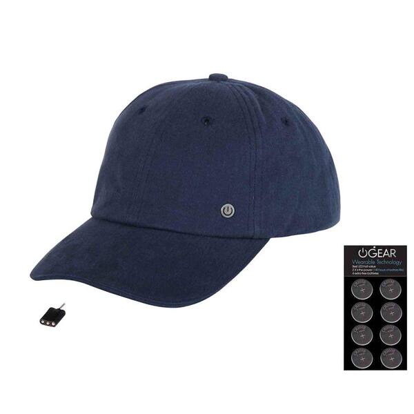 Power Gear Coin Battery Hat with Attachable LED Light, Navy