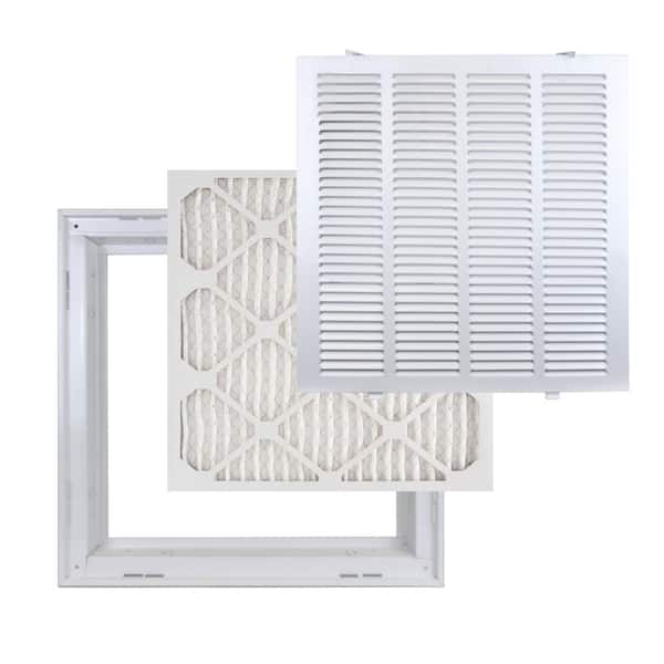 Venti Air 24 in. x 24 in. High Return Air Filter Grille with MERV 11 Filter Pre-Installed