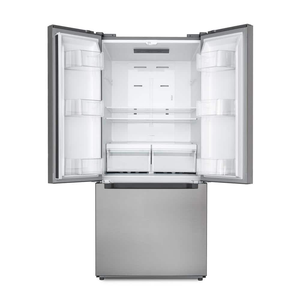 30-Inch Stainless Steel French Door Refrigerator with Dual Freezer Drawers
