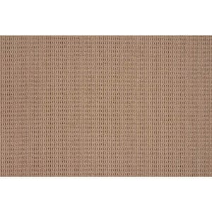 Upland Heights - Oakwood - Brown 13.2 ft. 34 oz. Wool Pattern Installed Carpet