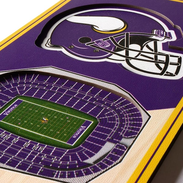 Wildman/Sportula Minnesota Vikings 3D Stadium Banner