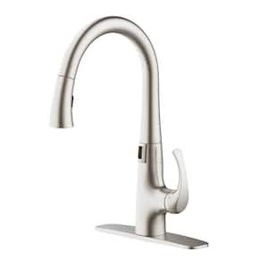 Breese Single-Handle Touchless Pull Down Sprayer Kitchen Faucet in Spot Resist Stainless