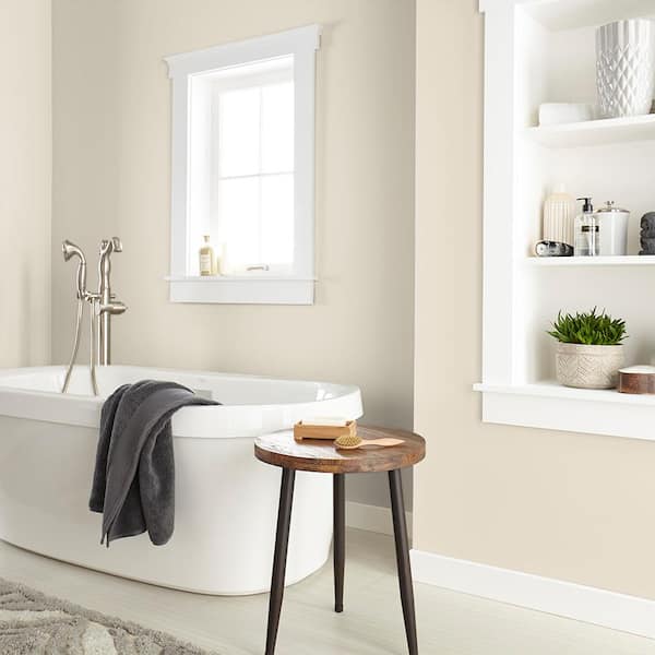 BEHR DYNASTY 8 oz. #BWC-09 Atlantis Pearl Semi-Gloss Enamel