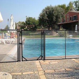 Pool Fence Gate 4 x 2.5 ft. Pool Gate for Inground Pools, Pool Safety Fence Gate Kit Safety Pool Fencing
