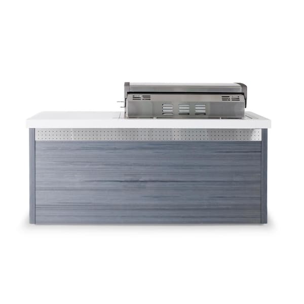 MONT ALPI Artwood Series 6-Burner HDPE Outdoor Kitchen Propane