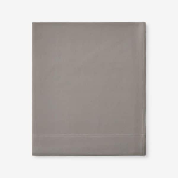 The Company Store Legacy Velvet Flannel Mocha Solid Extra Deep Queen Flat Sheet