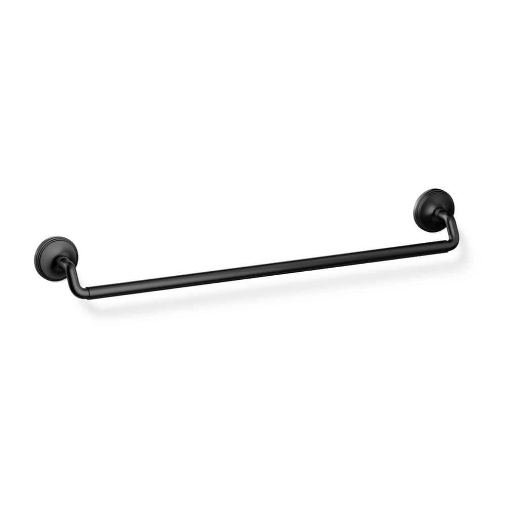 KOHLER - Paces 24 in. Wall Mounted Towel Bar in Matte Black