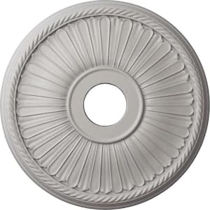 1-7/8 in. x 20-1/8 in. x 20-1/8 in. Polyurethane Berkshire Ceiling Medallion, Ultra Pure White