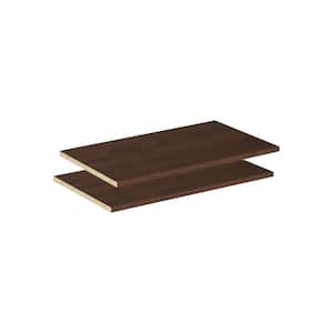 Style+ Chocolate Shelf Kit for 25 in. W Style+ Tower (2-Pack)